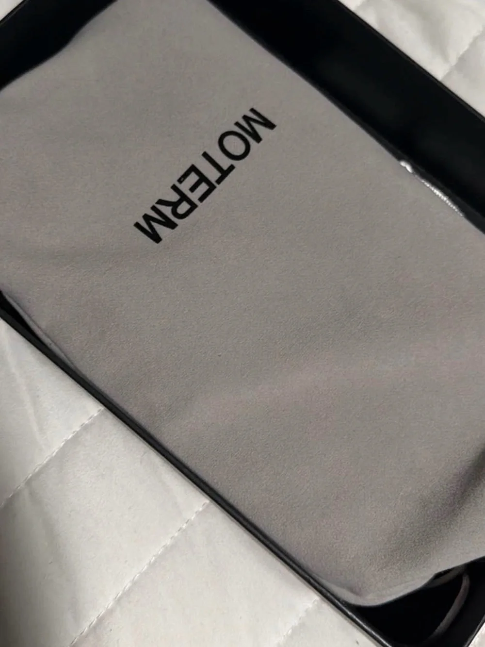 MOTERM Black Leather Travel Wallet